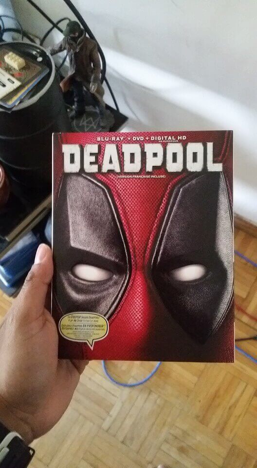 Deadpool commercial Viagra Sampels came in a box
